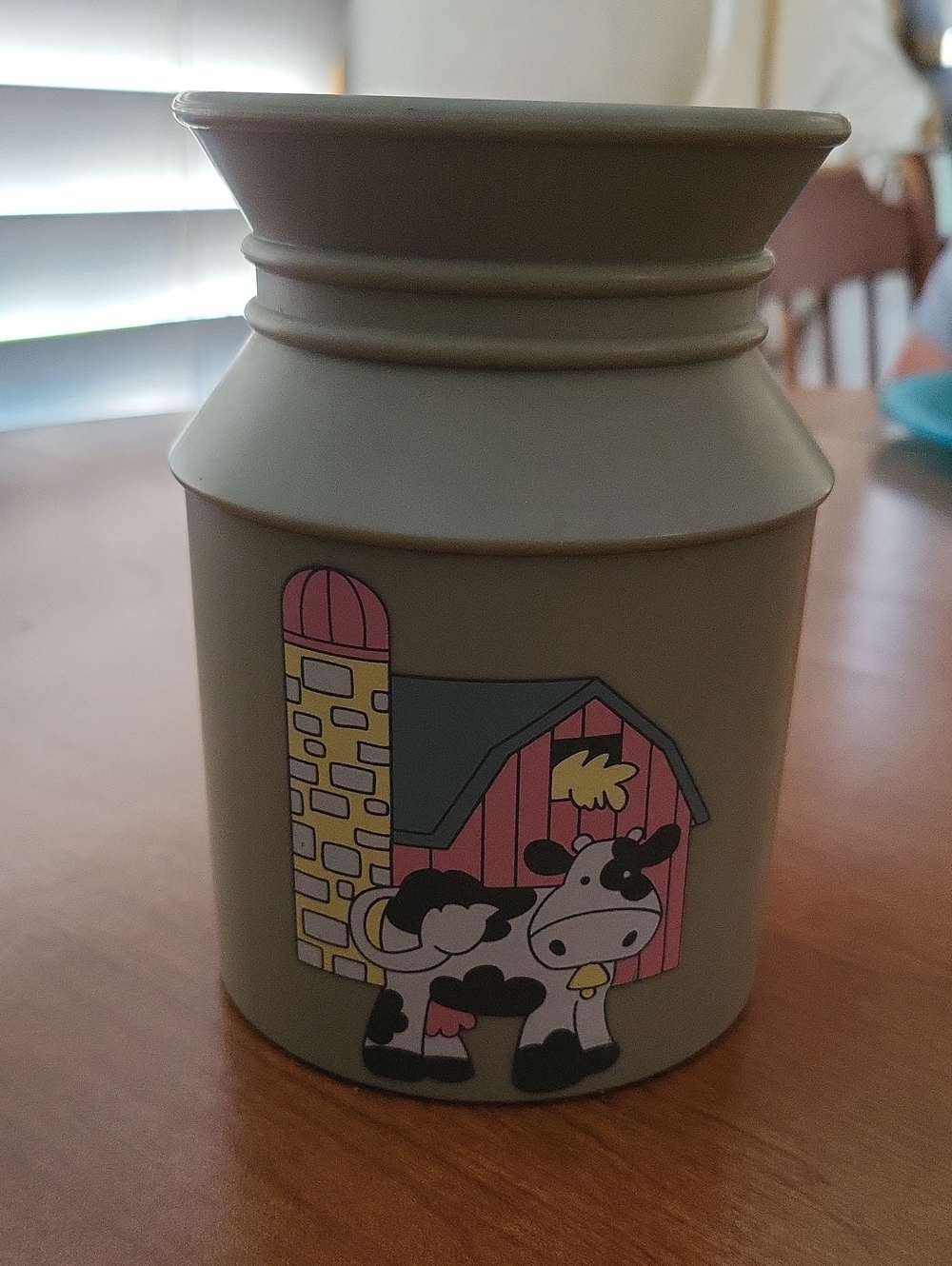 Avon Cow Can Collectible Decorative
